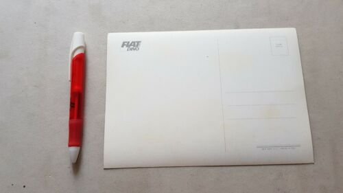 Fiat Dino Spider cartolina pubblicitaria auto originale no depliant brochure