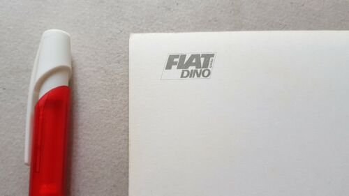 Fiat Dino Spider cartolina pubblicitaria auto originale no depliant brochure