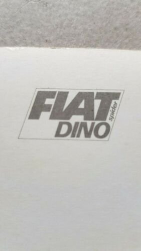 Fiat Dino Spider cartolina pubblicitaria auto originale no depliant brochure