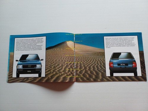 Fiat Duna - Duna Weekend 1987 depliant italiano originale