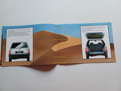 Fiat Duna - Duna Weekend 1987 depliant italiano originale