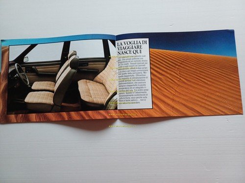 Fiat Duna - Duna Weekend 1987 depliant italiano originale