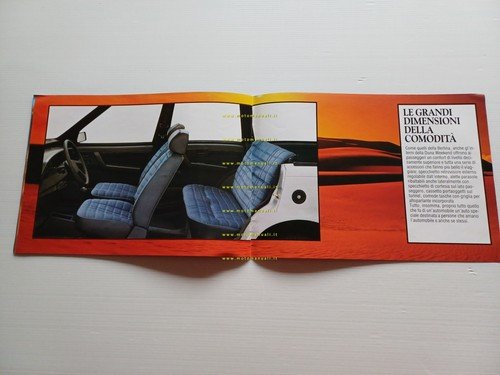 Fiat Duna - Duna Weekend 1987 depliant italiano originale