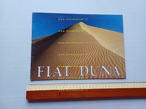 Fiat Duna 1986 depliant italiano originale