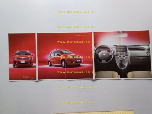 Fiat Gingo - prototipo Panda - 2003 depliant italiano originale