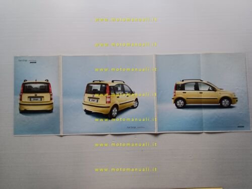 Fiat Gingo - prototipo Panda - 2003 depliant italiano originale