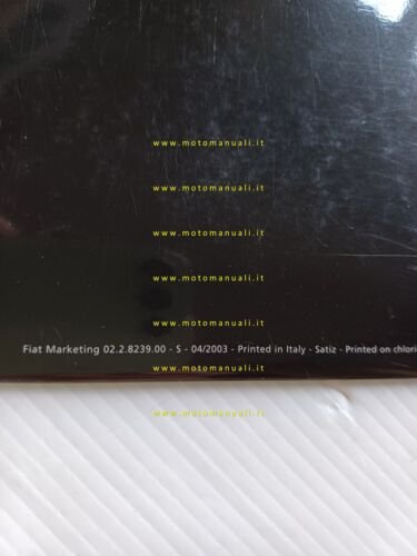 FIAT Idea 2003 depliant italiano originale