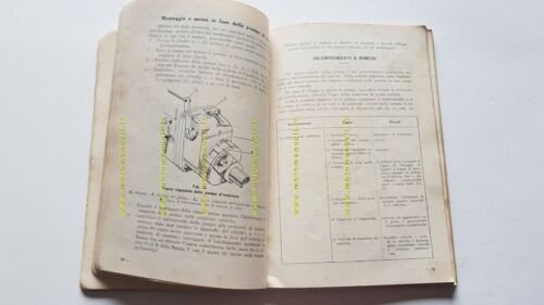 Fiat manuale officina autocarri Diesel 1934 originale owner's manual