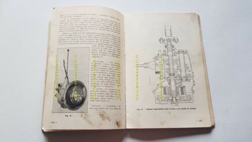 Fiat manuale officina autocarri Diesel 1934 originale owner's manual