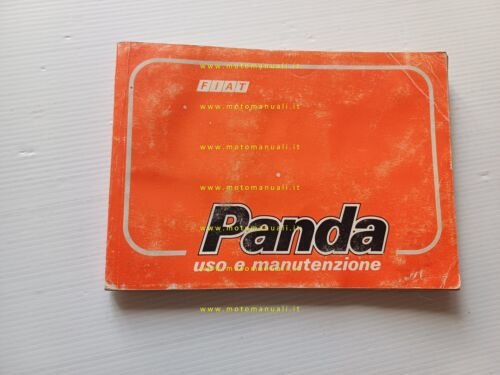 Fiat Panda 750- 1000 - 4x4 1987 manuale uso manutenzione …