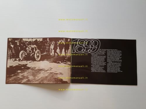 FIAT produzione modelli 1972 depliant inglese originale