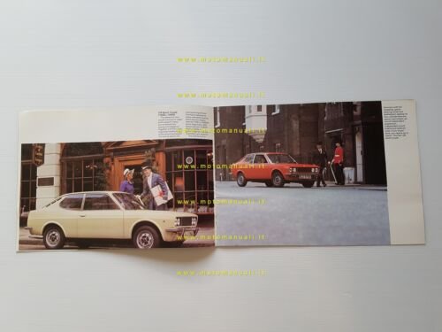 FIAT produzione modelli 1972 depliant inglese originale