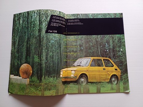 Fiat produzione modelli 1972 depliant originale italiano