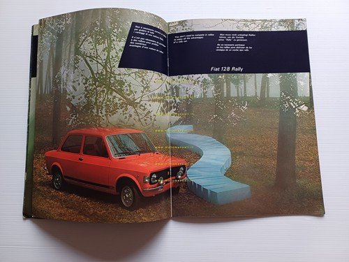 Fiat produzione modelli 1972 depliant originale italiano
