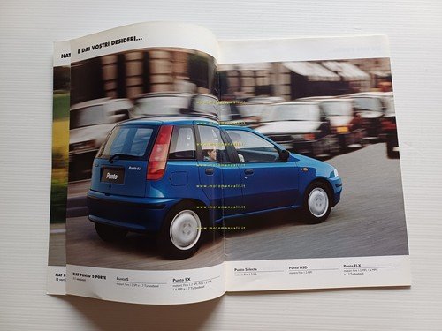 Fiat Punto tutti modelli 1994 depliant italiano originale