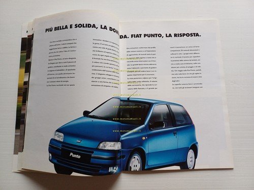 Fiat Punto tutti modelli 1994 depliant italiano originale