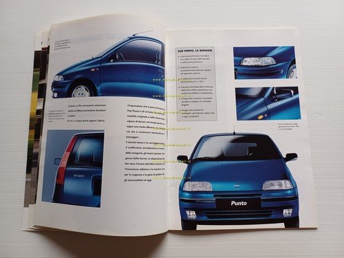 Fiat Punto tutti modelli 1994 depliant italiano originale