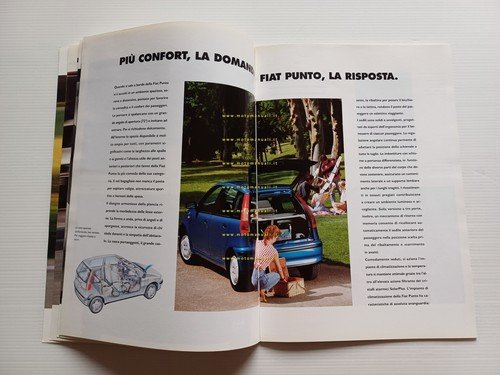 Fiat Punto tutti modelli 1994 depliant italiano originale