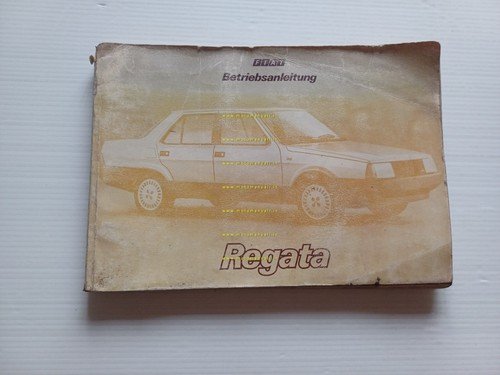 Fiat Regata 1983 manuale uso manutenzione originale TESTO TEDESCO