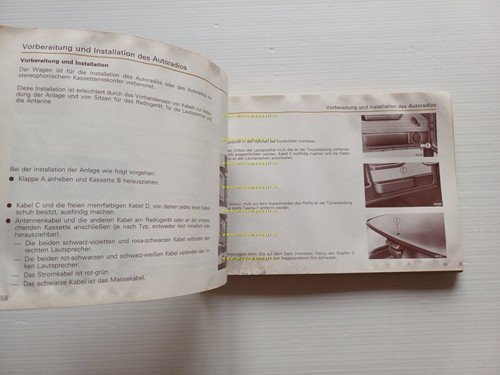 Fiat Regata 1983 manuale uso manutenzione originale TESTO TEDESCO