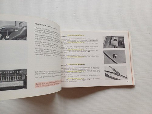 Fiat Ritmo Diesel 1980 manuale uso manutenzione originale italiano