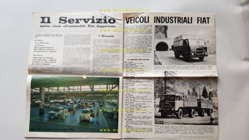 Fiat Salone Torino 1963 rivista originale