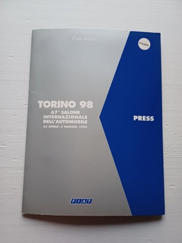FIAT salone Torino 1998 cartella stampa originale italiano