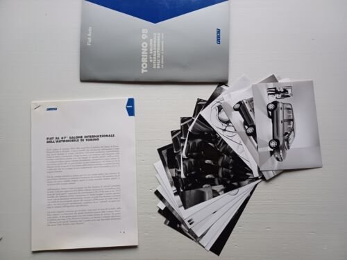 FIAT salone Torino 1998 cartella stampa originale italiano