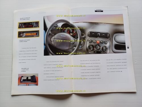 FIAT Seicento modelli 2001-2002 depliant italiano originale