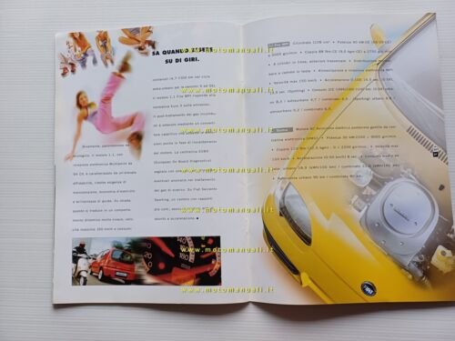 FIAT Seicento modelli 2001-2002 depliant italiano originale