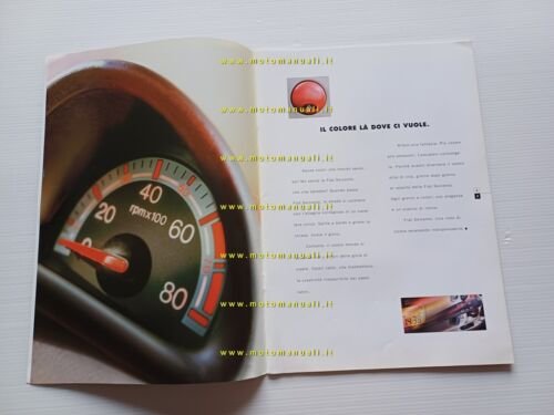FIAT Seicento modelli 2001-2002 depliant italiano originale