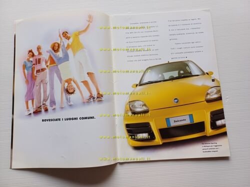 FIAT Seicento modelli 2001-2002 depliant italiano originale