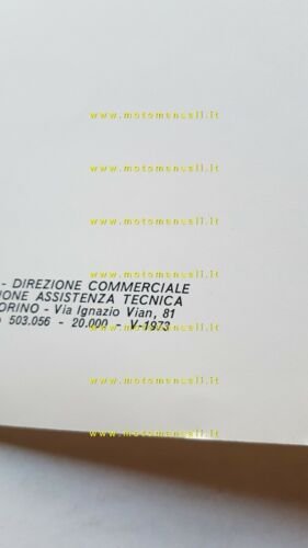 Fiat Servizio Rotazione Motori 1973 manuale officina caratteristiche tecniche