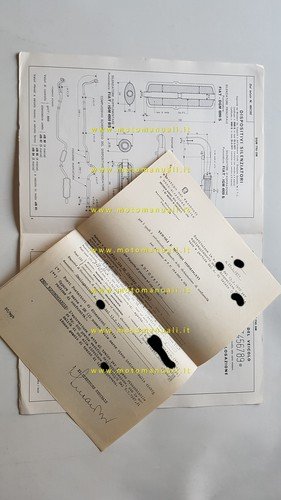 FIAT Spider 124 Sport 1.4 1970 scheda omologazione DGM originale …