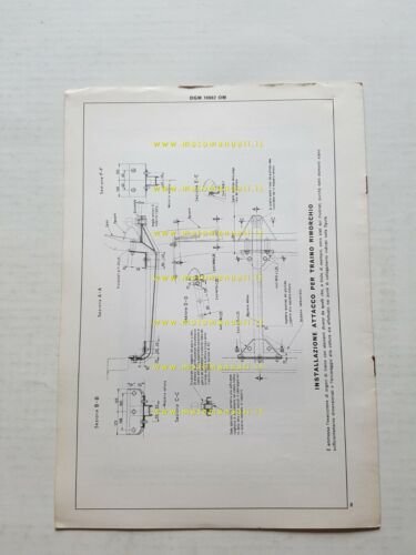 FIAT Spider 124 Sport 1.6 1972 scheda omologazione DGM originale …
