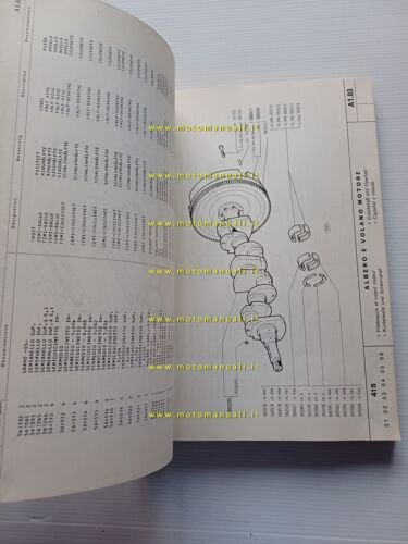 FIAT Trattori 415 1966 catalogo ricambi originale