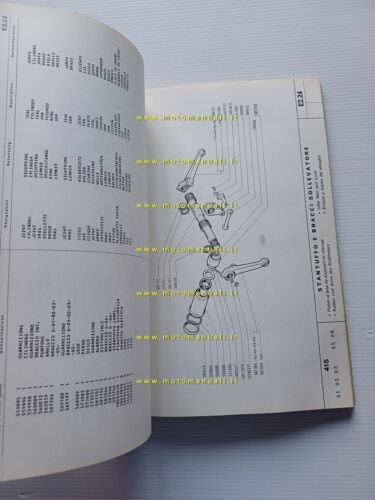 FIAT Trattori 415 1966 catalogo ricambi originale