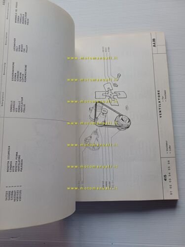 FIAT Trattori 415 1966 catalogo ricambi originale