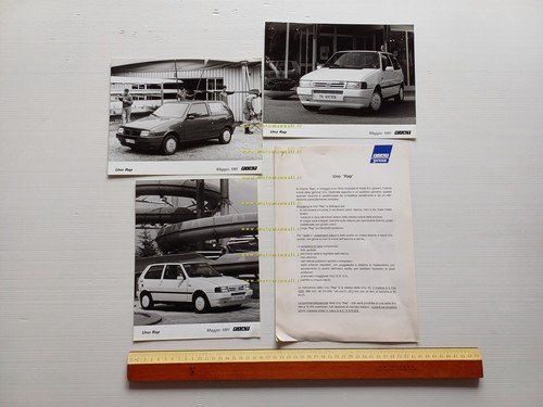 Fiat Uno Rap 1991 cartella stampa originale