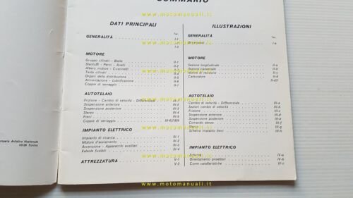 Fiat X1/9 1973 manuale officina dati riparazioni originale