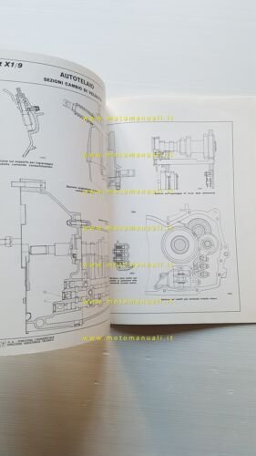 Fiat X1/9 1973 manuale officina dati riparazioni originale