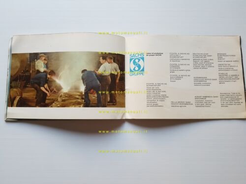 Fichtel & Sachs 70 anni ritratto d'impresa presentazione aziendale depliant …