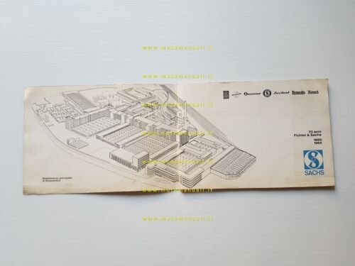 Fichtel & Sachs 70 anni ritratto d'impresa presentazione aziendale depliant …