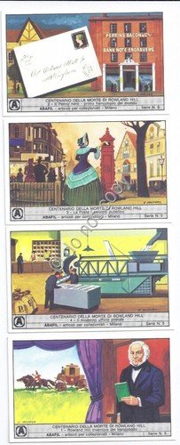 Figurine Abafil - Centenario morte Rowland Hill - serie n. …