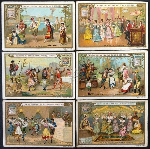 Figurine Liebig - Belgio - Sang. 726 - I sette … | Immagine principale