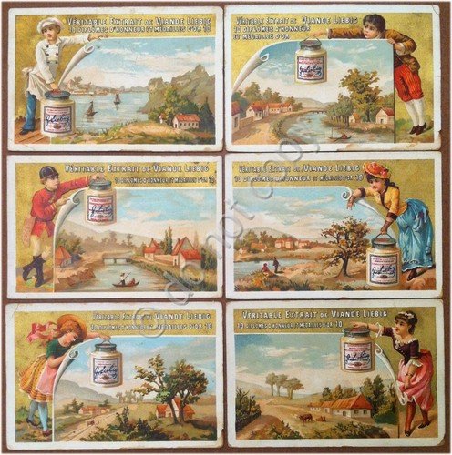 Figurine Liebig - Francia - Sang. 153 - Paesaggi e … | Immagine principale