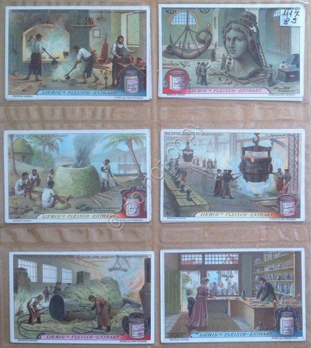 Figurine Liebig - Germania - Sang. 1117 - La fonderia … | Immagine principale