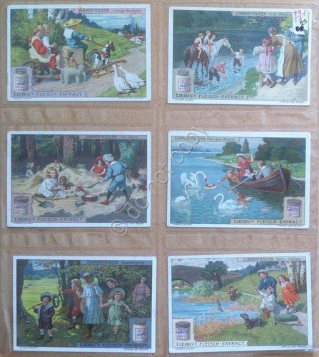 Figurine Liebig - Germania - Sang. 991 - Divertimenti d'Estate … | Immagine principale