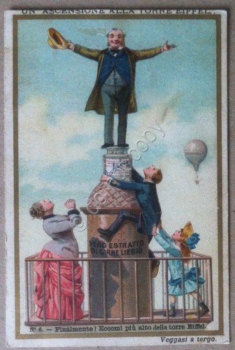 Figurine Liebig - ITA - S.255 - Ascensione alla Torre …