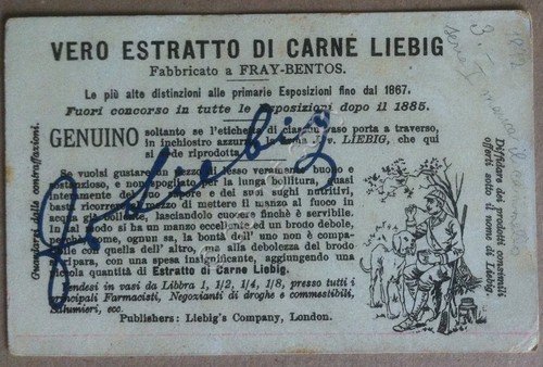 Figurine Liebig - ITA - Sang. 352 - Ombre con …